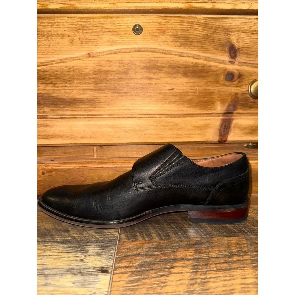 Florsheim SORRENTO Black Leather Single Monk Strap Dress Shoes 14293-001 Size 8M